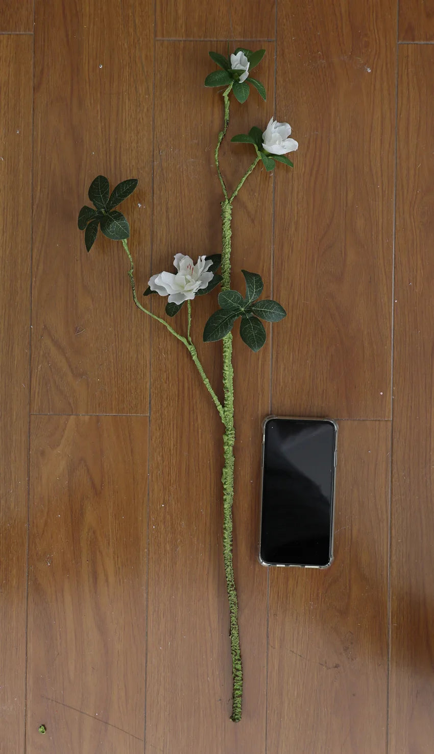 70CM3 Flowers Artificial Azalea Branch Silk White Wedding Flower Indoor Art Flower Arrangement Material Office Home Decor Plants