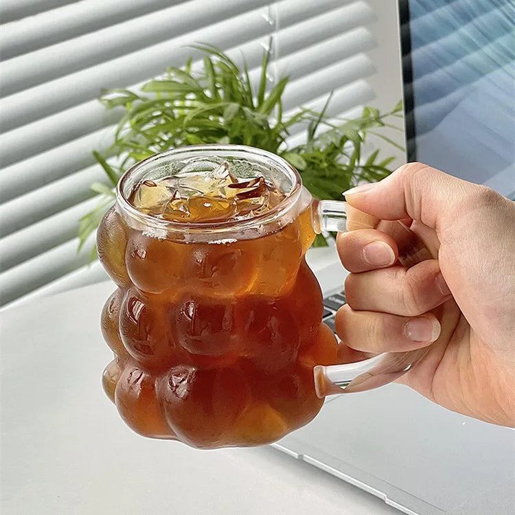 The All-Season Heat-Resistant Glass Mug – Minimalist Clear Drinkware (Available in 3 Styles)