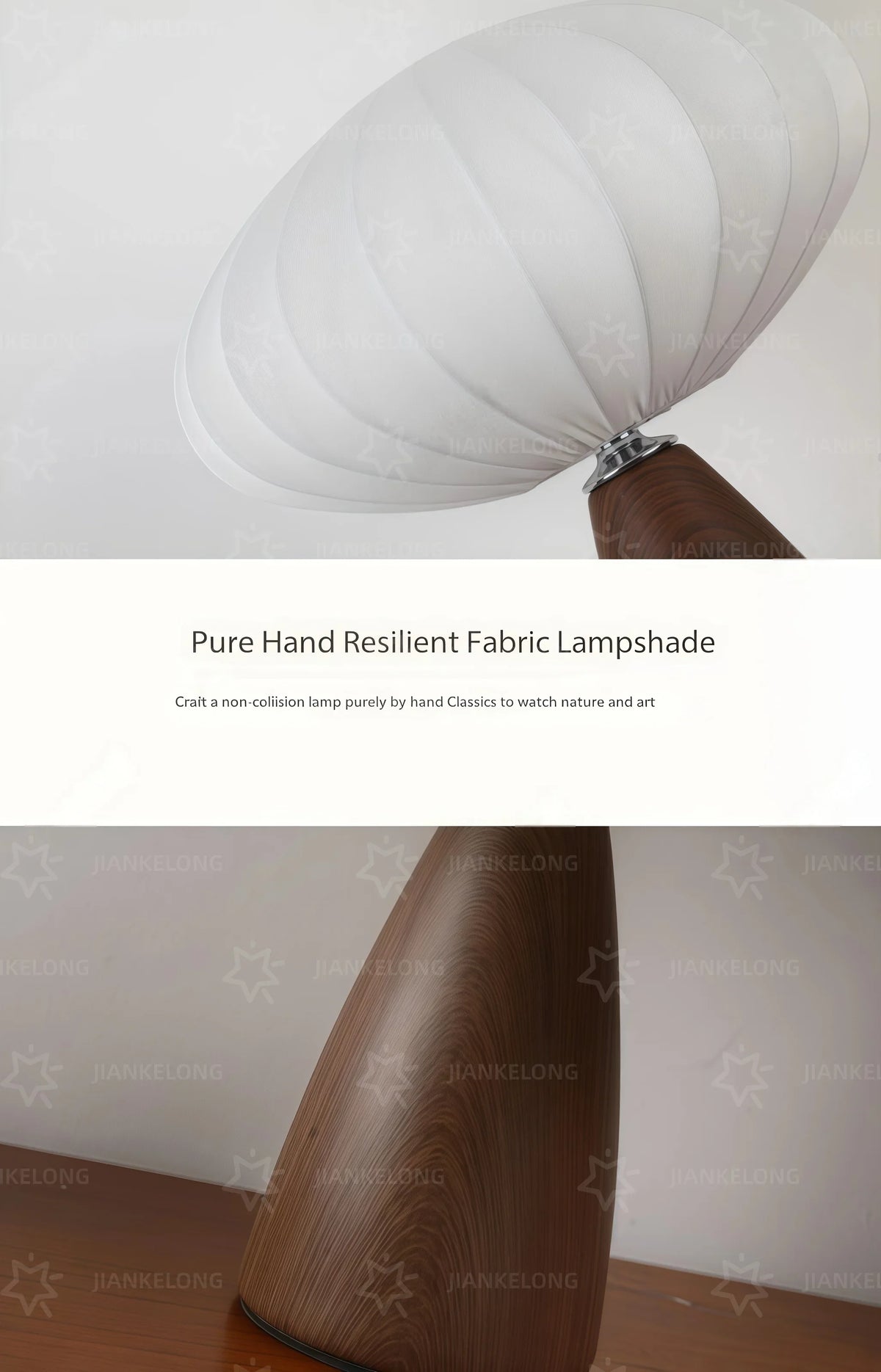 Japanese Nordic Floor Lamps Fabric Standing Lights Home Decoration LED Chandeliers for Living Dining Room Sofa Corner Study Cafe