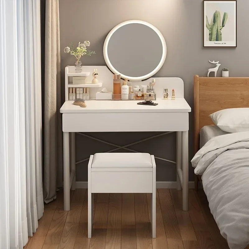 Dresser Bedroom Simple Modern Small Apartment Makeup Table Makeup Table Dressing Table Small 2025 Light Luxury New