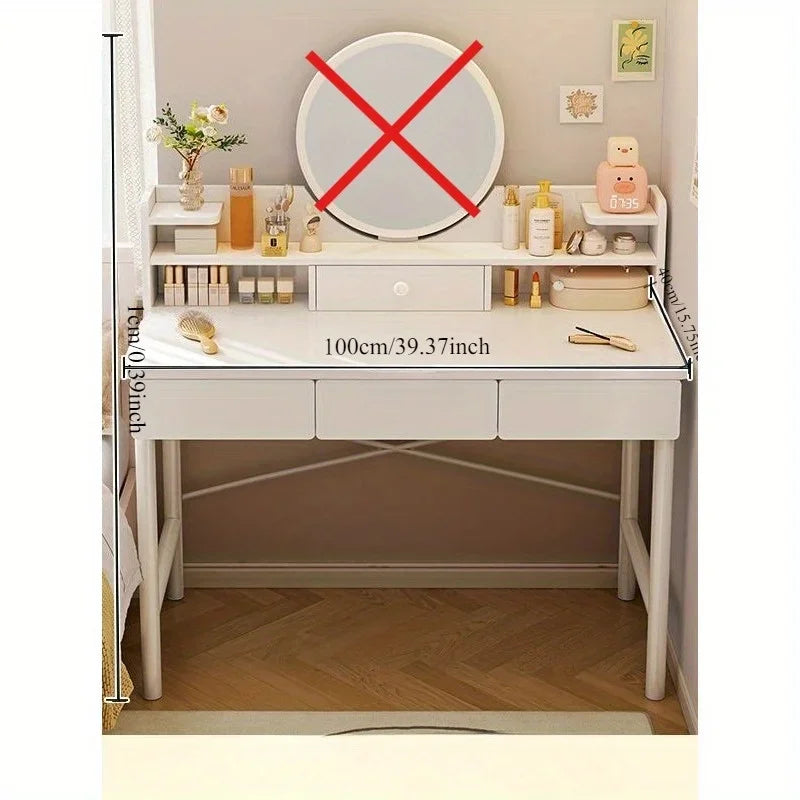 Dresser Bedroom Simple Modern Small Apartment Makeup Table Makeup Table Dressing Table Small 2025 Light Luxury New