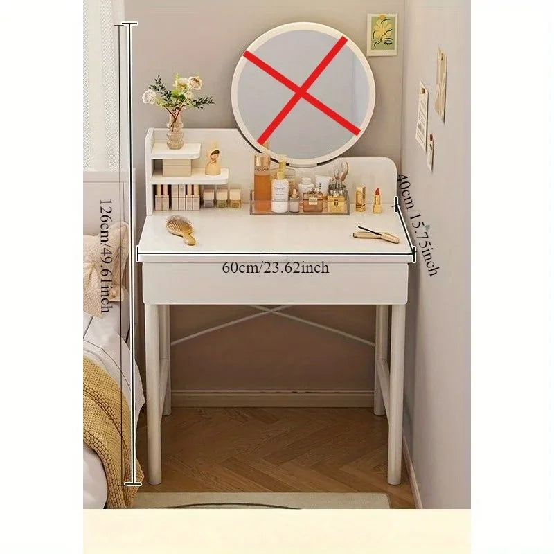 Dresser Bedroom Simple Modern Small Apartment Makeup Table Makeup Table Dressing Table Small 2025 Light Luxury New