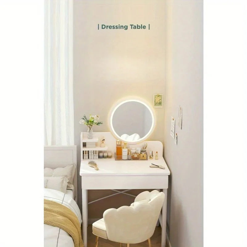 Dresser Bedroom Simple Modern Small Apartment Makeup Table Makeup Table Dressing Table Small 2025 Light Luxury New