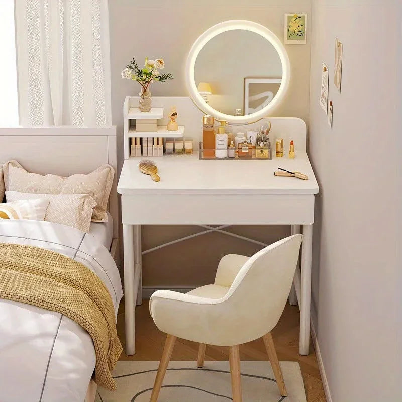 Dresser Bedroom Simple Modern Small Apartment Makeup Table Makeup Table Dressing Table Small 2025 Light Luxury New