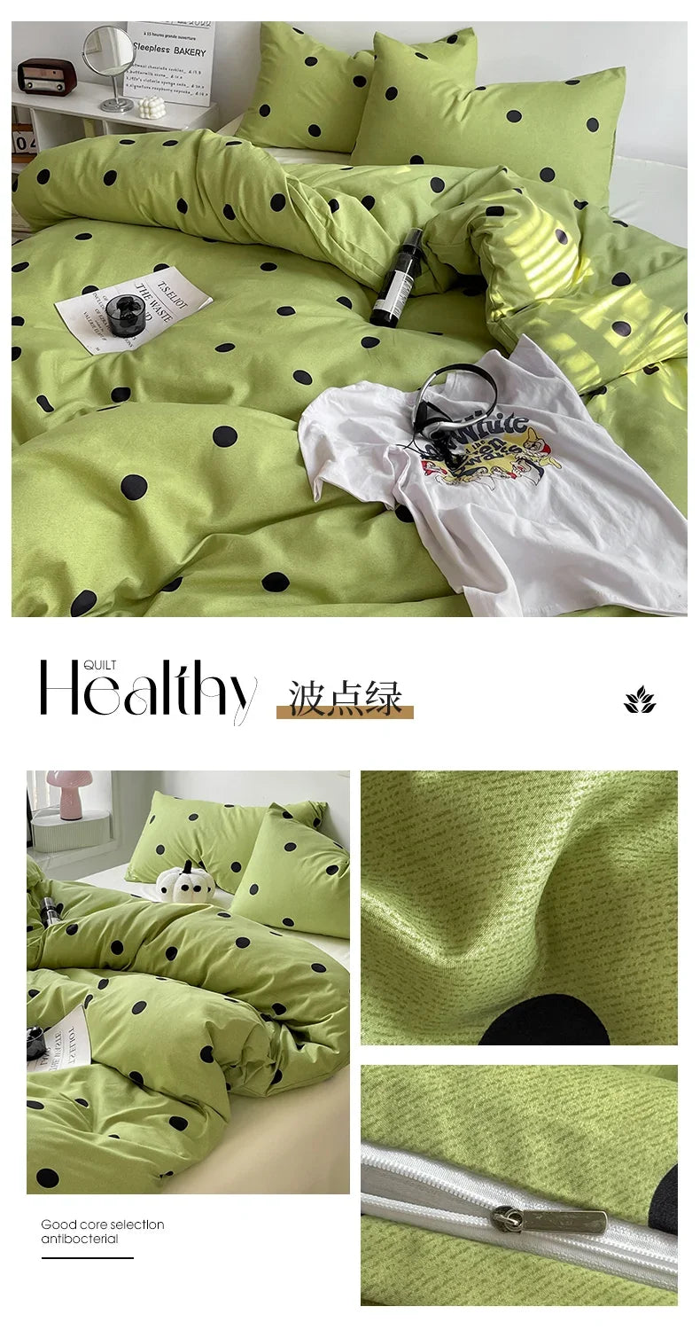 Queen/King Double Single Bed Stripe Bedding Comforter Set with Pillowcase bed sheet Single Full Size Bed Linen Duvet Cover Set