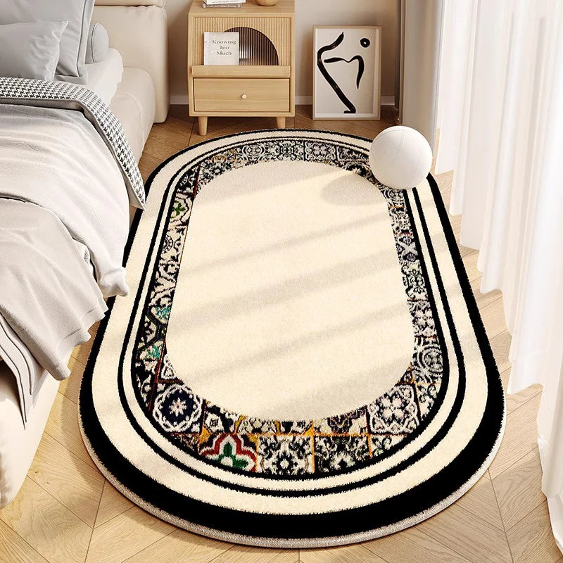 Minimalist Style Bedroom Decor Line Carpet Thick Plush Carpets for Living Room Fluffy Soft Bedside Floor Mat Washable Lounge Rug