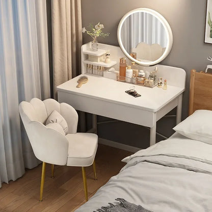 Dresser Bedroom Simple Modern Small Apartment Makeup Table Makeup Table Dressing Table Small 2025 Light Luxury New