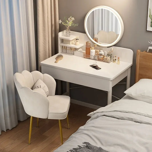 Dresser Bedroom Simple Modern Small Apartment Makeup Table Makeup Table Dressing Table Small 2025 Light Luxury New