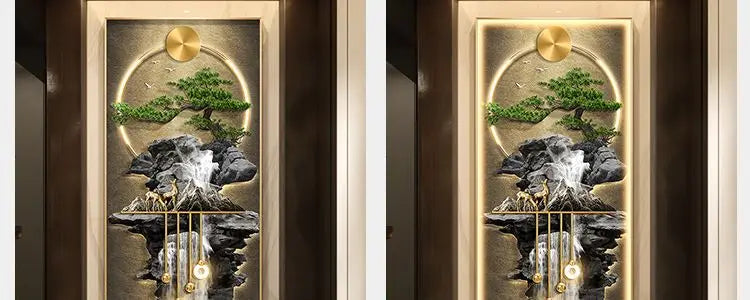 Modern LED Wall Lamp Crystal Porcelain