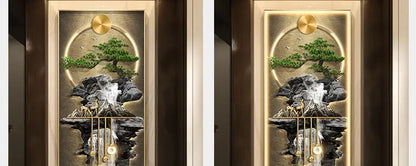 Modern LED Wall Lamp Crystal Porcelain