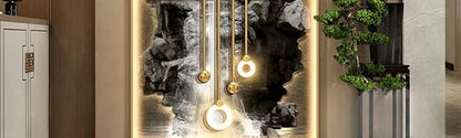 Modern LED Wall Lamp Crystal Porcelain