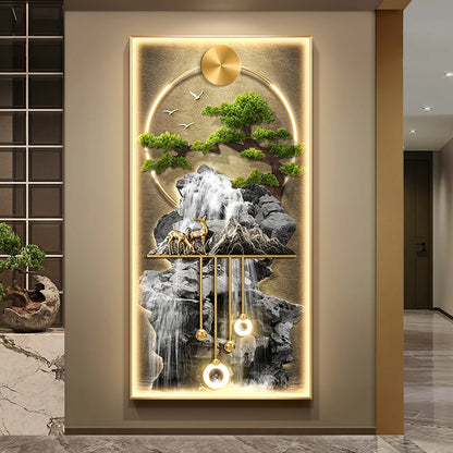 Modern LED Wall Lamp Crystal Porcelain