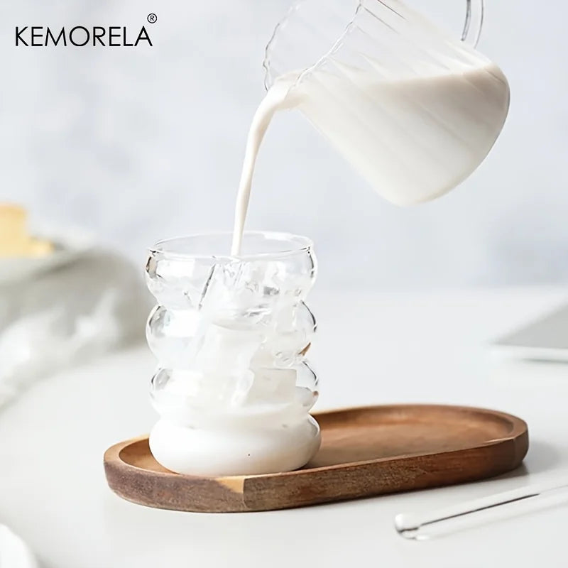 1/2PCS Of Wave Cups with Straws Suitable for Iced Coffee Juice Milk Four Seasons Drinking Water Cup Cute Caterpillar Cups