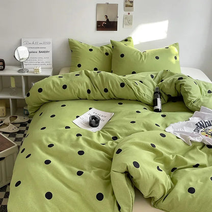 Queen/King Double Single Bed Stripe Bedding Comforter Set with Pillowcase bed sheet Single Full Size Bed Linen Duvet Cover Set