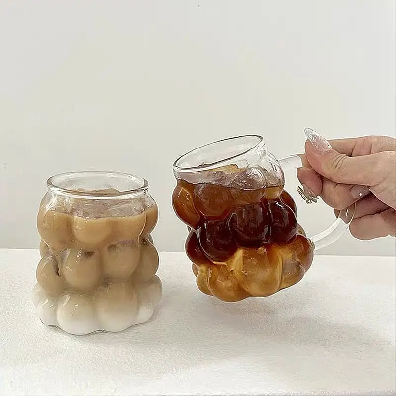 The All-Season Heat-Resistant Glass Mug – Minimalist Clear Drinkware (Available in 3 Styles)