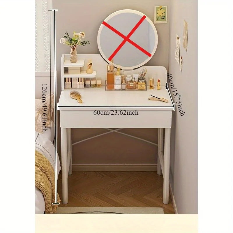 Dresser Bedroom Simple Modern Small Apartment Makeup Table Makeup Table Dressing Table Small 2025 Light Luxury New