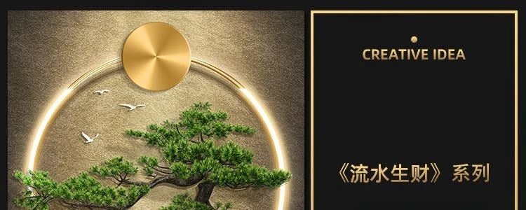 Modern LED Wall Lamp Crystal Porcelain