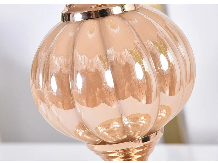 European Style Table Lamp Bedroom Bedside Lamp Touch Simple Modern Romantic Creative Retro Home Bedside Table Lamps Decor Light