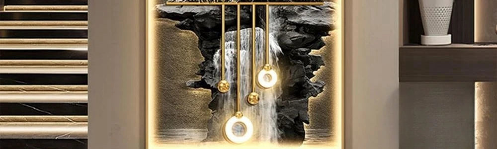 Modern LED Wall Lamp Crystal Porcelain