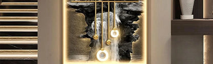 Modern LED Wall Lamp Crystal Porcelain