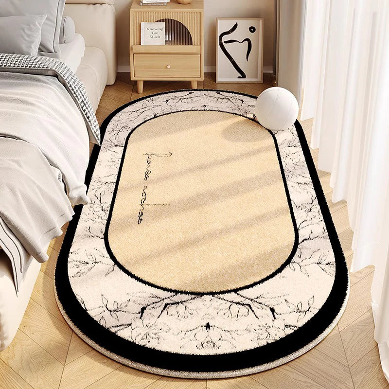 Minimalist Style Bedroom Decor Line Carpet Thick Plush Carpets for Living Room Fluffy Soft Bedside Floor Mat Washable Lounge Rug
