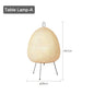 Modern Wabi-sabi Tripod Rice Paper LED Table Lamps