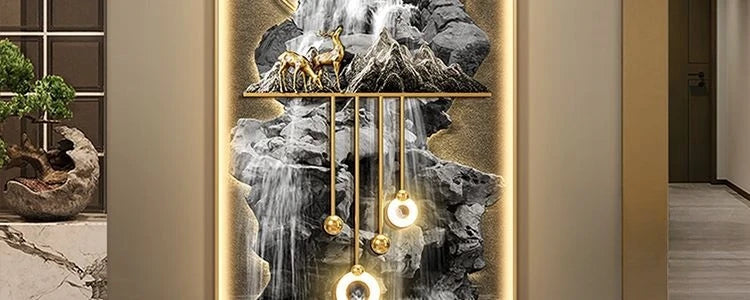 Modern LED Wall Lamp Crystal Porcelain