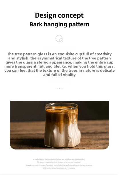Dirty Coffee Cup Australian White Cup Niche Vintage Latte CupHigh-temperature Resistant Glass Cup High-end American Coffee Cup