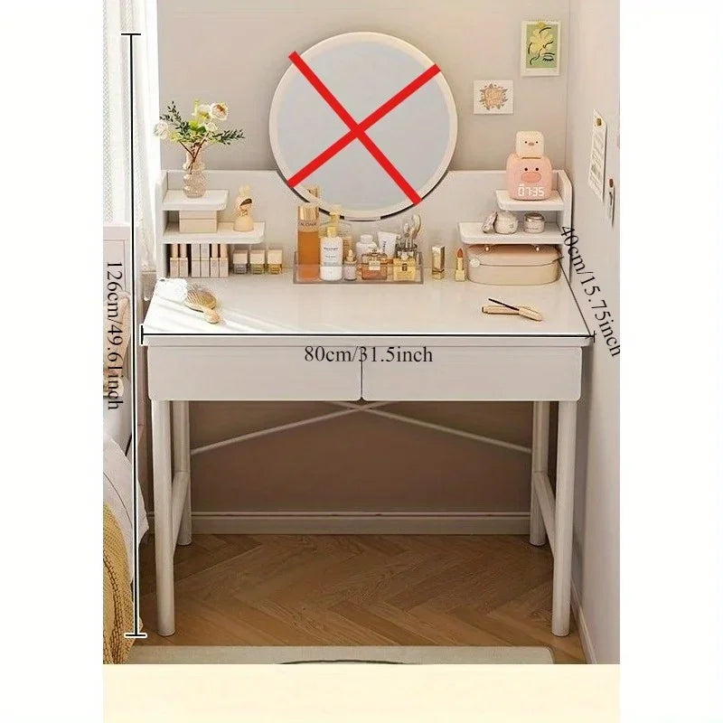 Dresser Bedroom Simple Modern Small Apartment Makeup Table Makeup Table Dressing Table Small 2025 Light Luxury New