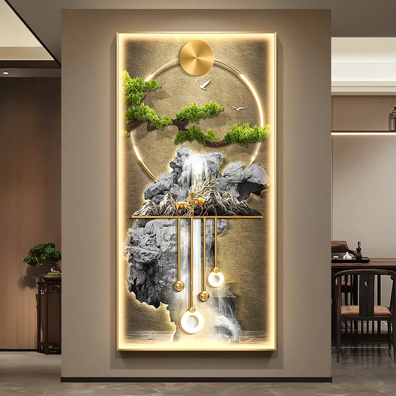 Modern LED Wall Lamp Crystal Porcelain