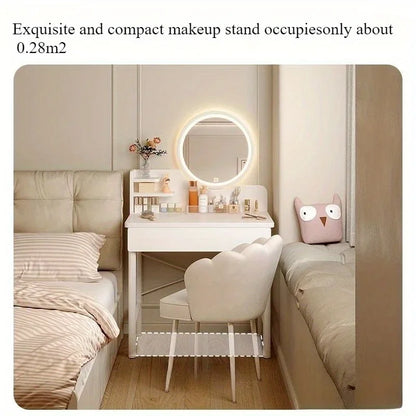 Dresser Bedroom Simple Modern Small Apartment Makeup Table Makeup Table Dressing Table Small 2025 Light Luxury New