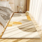 Minimalist Style Bedroom Decor Line Carpet Thick Plush Carpets for Living Room Fluffy Soft Bedside Floor Mat Washable Lounge Rug