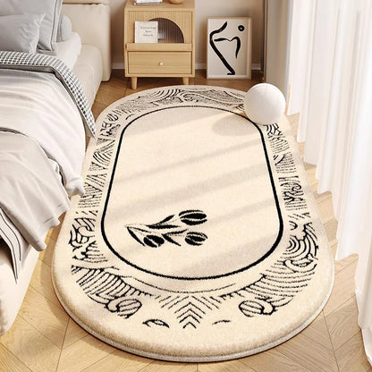 Minimalist Style Bedroom Decor Line Carpet Thick Plush Carpets for Living Room Fluffy Soft Bedside Floor Mat Washable Lounge Rug