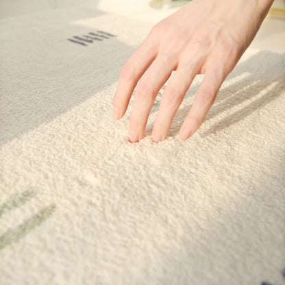 Minimalist Style Bedroom Decor Line Carpet Thick Plush Carpets for Living Room Fluffy Soft Bedside Floor Mat Washable Lounge Rug