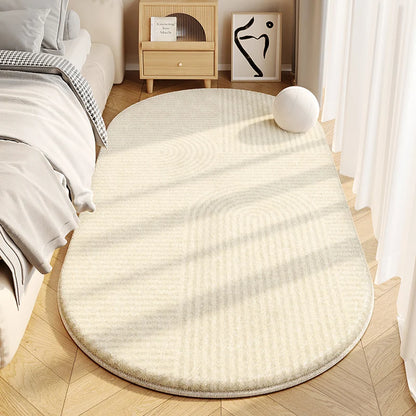 Minimalist Style Bedroom Decor Line Carpet Thick Plush Carpets for Living Room Fluffy Soft Bedside Floor Mat Washable Lounge Rug
