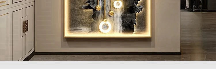 Modern LED Wall Lamp Crystal Porcelain