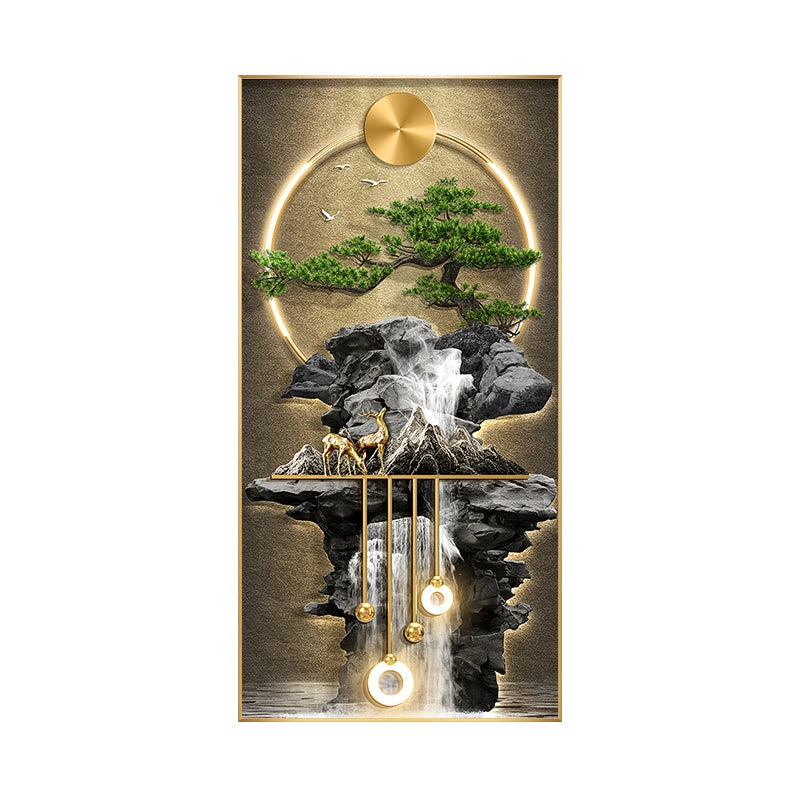 Modern LED Wall Lamp Crystal Porcelain