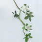 70CM3 Flowers Artificial Azalea Branch Silk White Wedding Flower Indoor Art Flower Arrangement Material Office Home Decor Plants