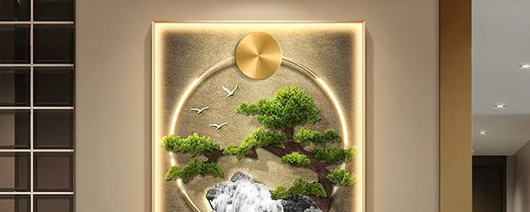Modern LED Wall Lamp Crystal Porcelain