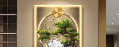 Modern LED Wall Lamp Crystal Porcelain