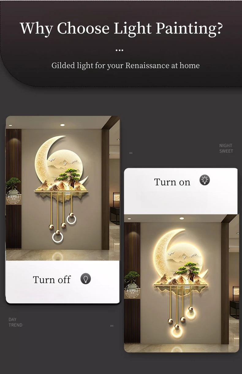 Modern Creative Mural Light For Corridor Home Decoration Wall Lamp