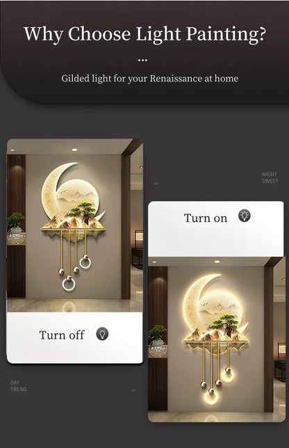Modern Creative Mural Light For Corridor Home Decoration Wall Lamp