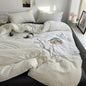 Queen/King Double Single Bed Stripe Bedding Comforter Set with Pillowcase bed sheet Single Full Size Bed Linen Duvet Cover Set
