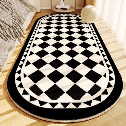 Minimalist Style Bedroom Decor Line Carpet Thick Plush Carpets for Living Room Fluffy Soft Bedside Floor Mat Washable Lounge Rug