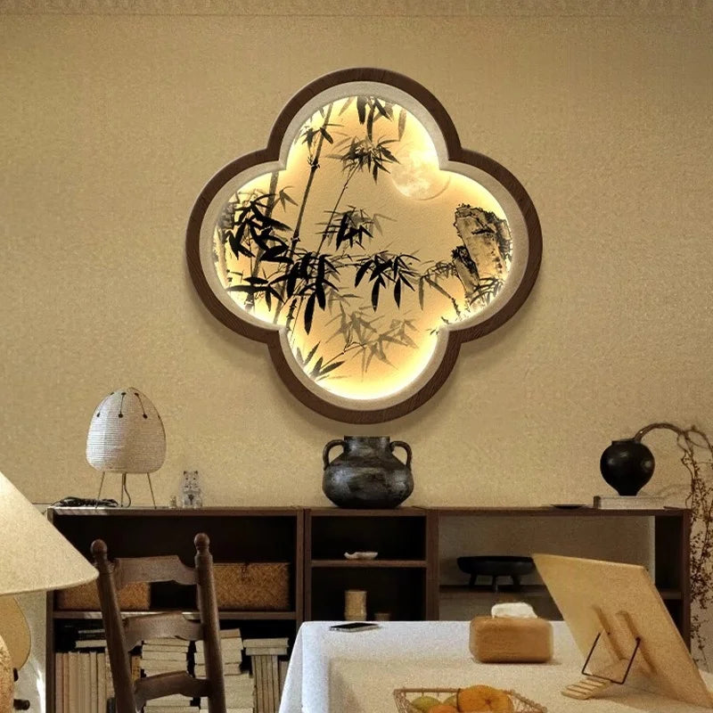 Modern Creative LED Wall Lamp For Living Room Entrance Bedroom Study Dining Hanging Painting Mural Light Lustre Home Decorations