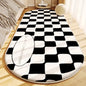 Minimalist Style Bedroom Decor Line Carpet Thick Plush Carpets for Living Room Fluffy Soft Bedside Floor Mat Washable Lounge Rug