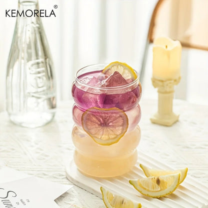 1/2PCS Of Wave Cups with Straws Suitable for Iced Coffee Juice Milk Four Seasons Drinking Water Cup Cute Caterpillar Cups