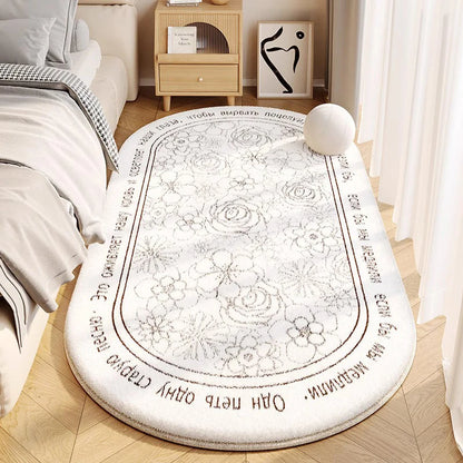 Minimalist Style Bedroom Decor Line Carpet Thick Plush Carpets for Living Room Fluffy Soft Bedside Floor Mat Washable Lounge Rug
